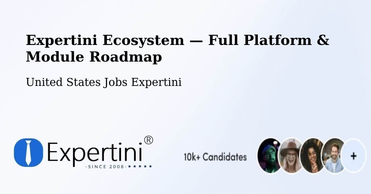Expertini Ecosystem — Full Platform & Module Roadmap – Riverview